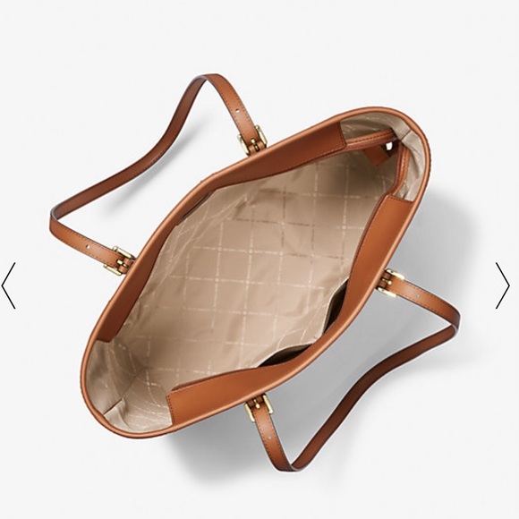 MICHAEL KORS
Jet Set Travel Large Logo Tote Shoulder Bag
COLOR VANILLA 
NWT - Picture 3 of 4